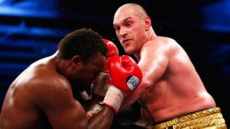 tyson fury most recent fight.